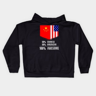 50% Chinese 50% American 100% Awesome Immigrant Kids Hoodie